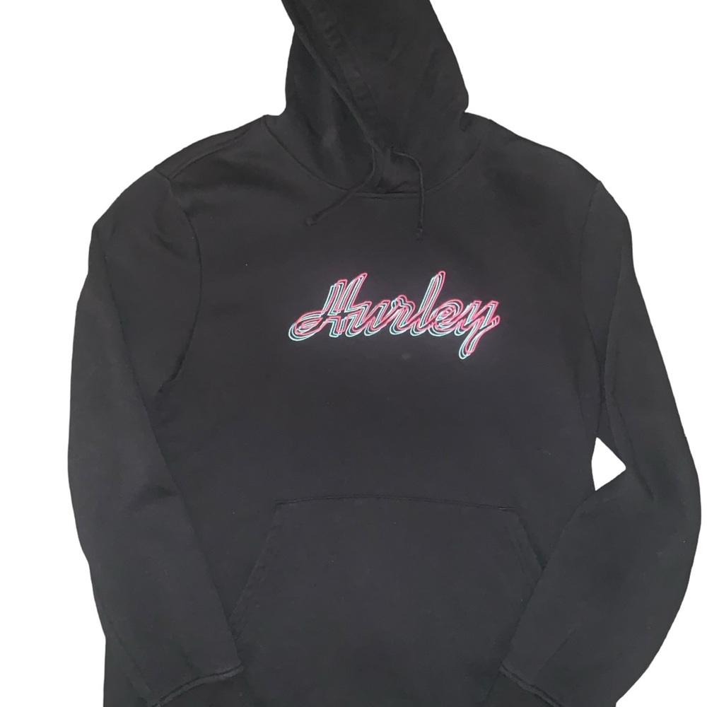 Hurley hoodie-Ladies Black and pink style. Need to sell…. make an offer..!